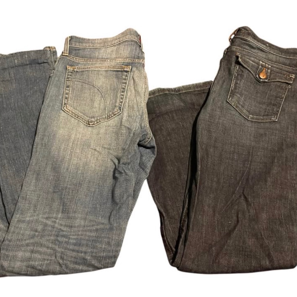 Joe's Jeans Blue And Gray Straight Leg Denim